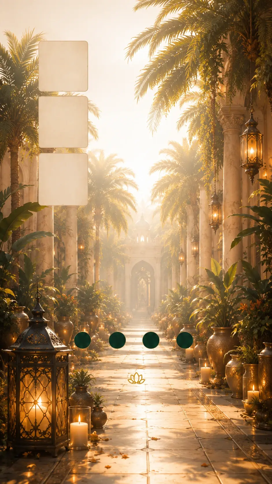 Allée lumineuse de la Cour des Voyageurs