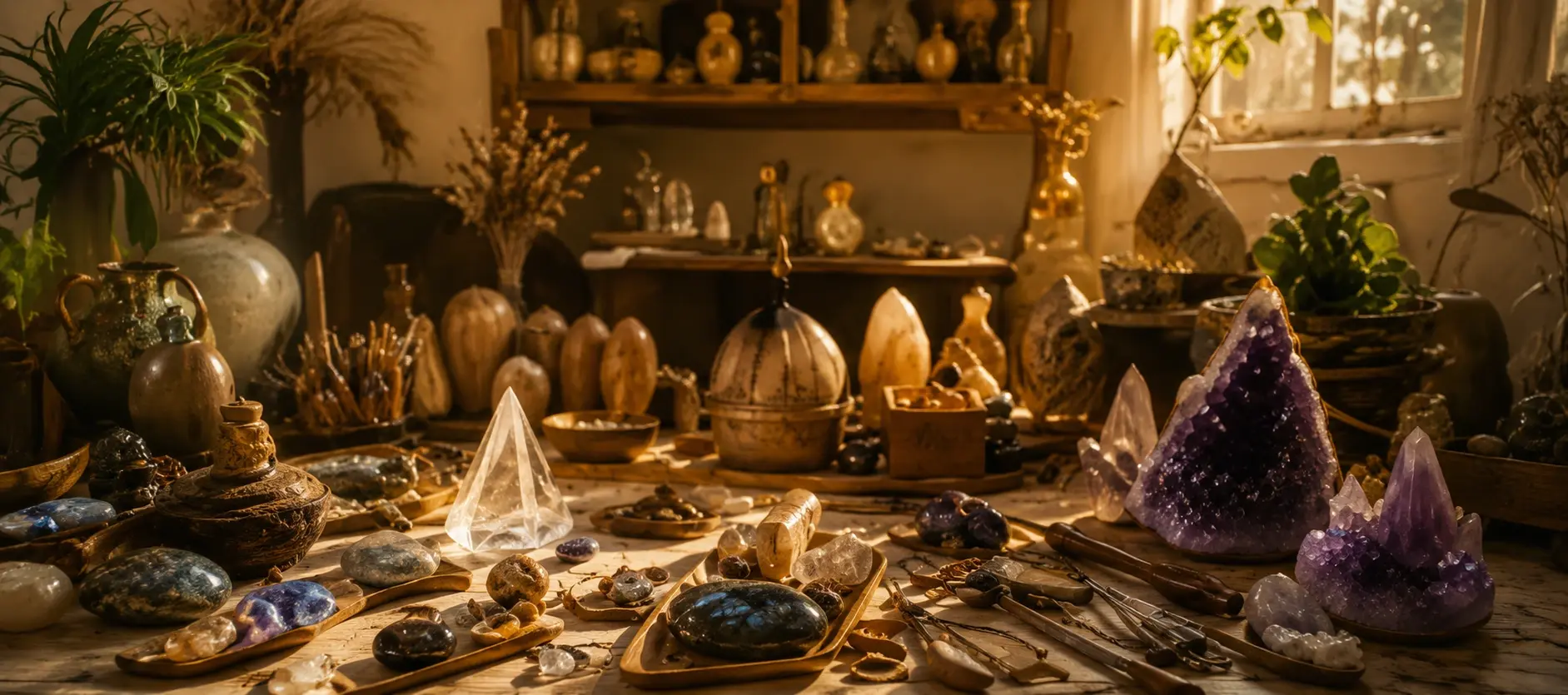 Cristaux, outils et créations spirituelles